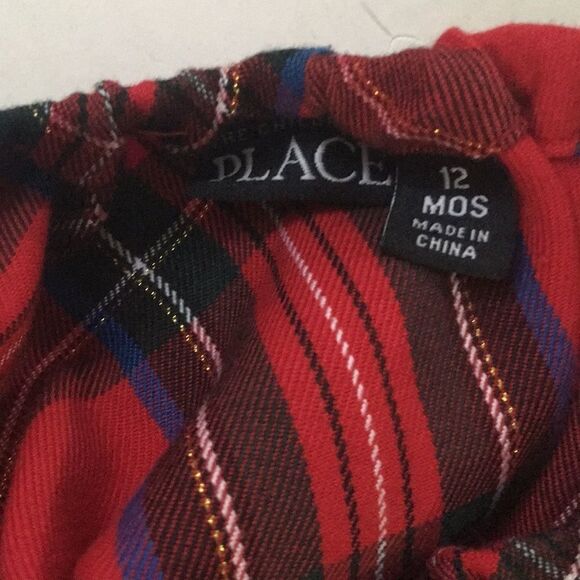 Bundle Sale 3 for $15 | The Children’s Place | 2 pc Plaid Dress | 6-9 months - Picture 8 of 13